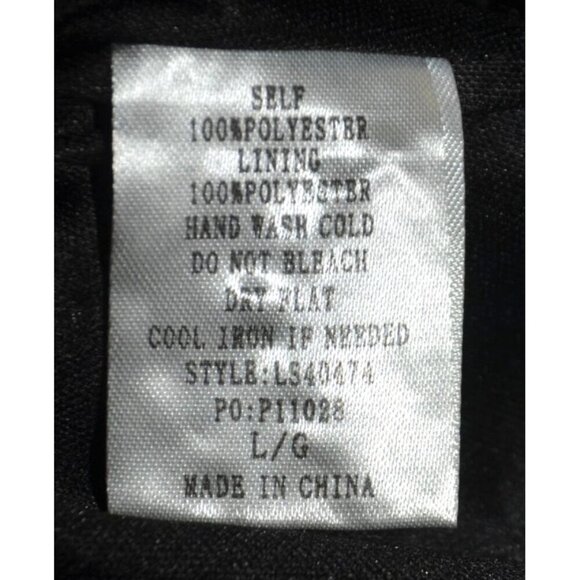 NWT Main Strip Full Sequin Black Gold Geometric Mini Skirt Size L Sexy Night Out - Picture 10 of 11